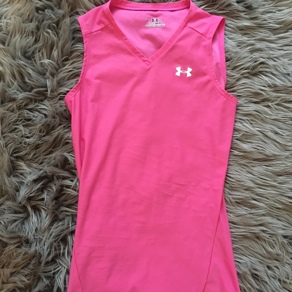 Hot Pink Under Armour top